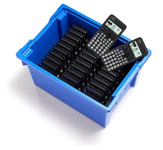 Casio FX83GT-CW Class Kit. Contains 30 Calculators in Gratnells storage box.