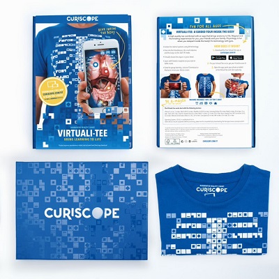 Curiscope Virtuali-tee Augmented Reality T-Shirt - Child Sizes