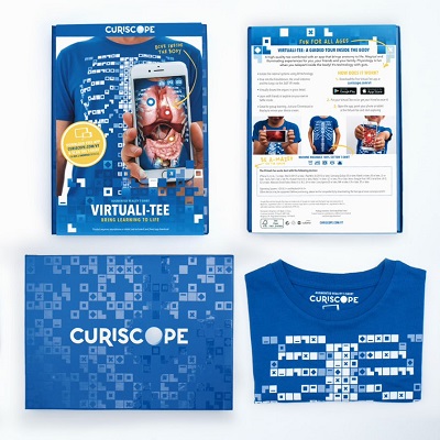 Curiscope Virtuali-tee Augmented Reality T-Shirt - Adult Sizes