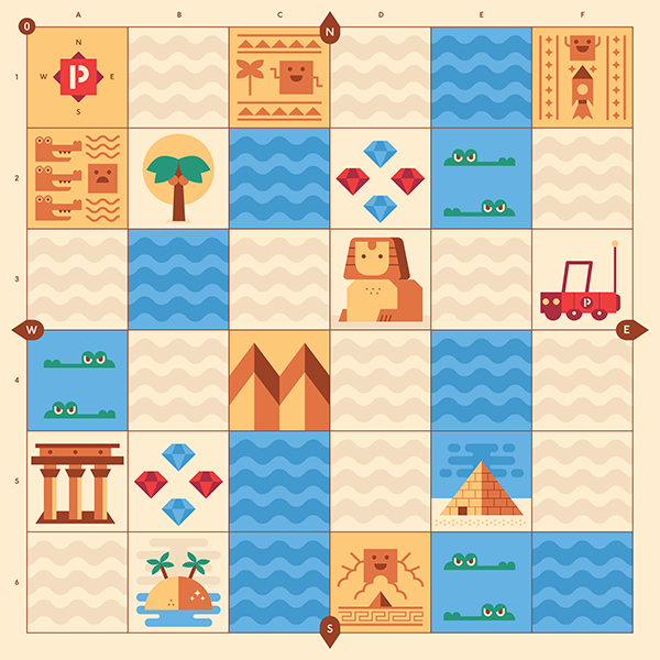 Cubetto Ancient Egypt Mat