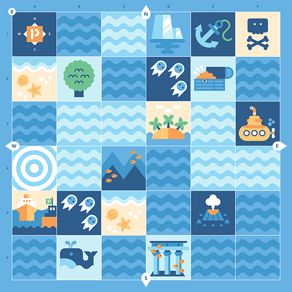 Cubetto Blue Ocean Mat