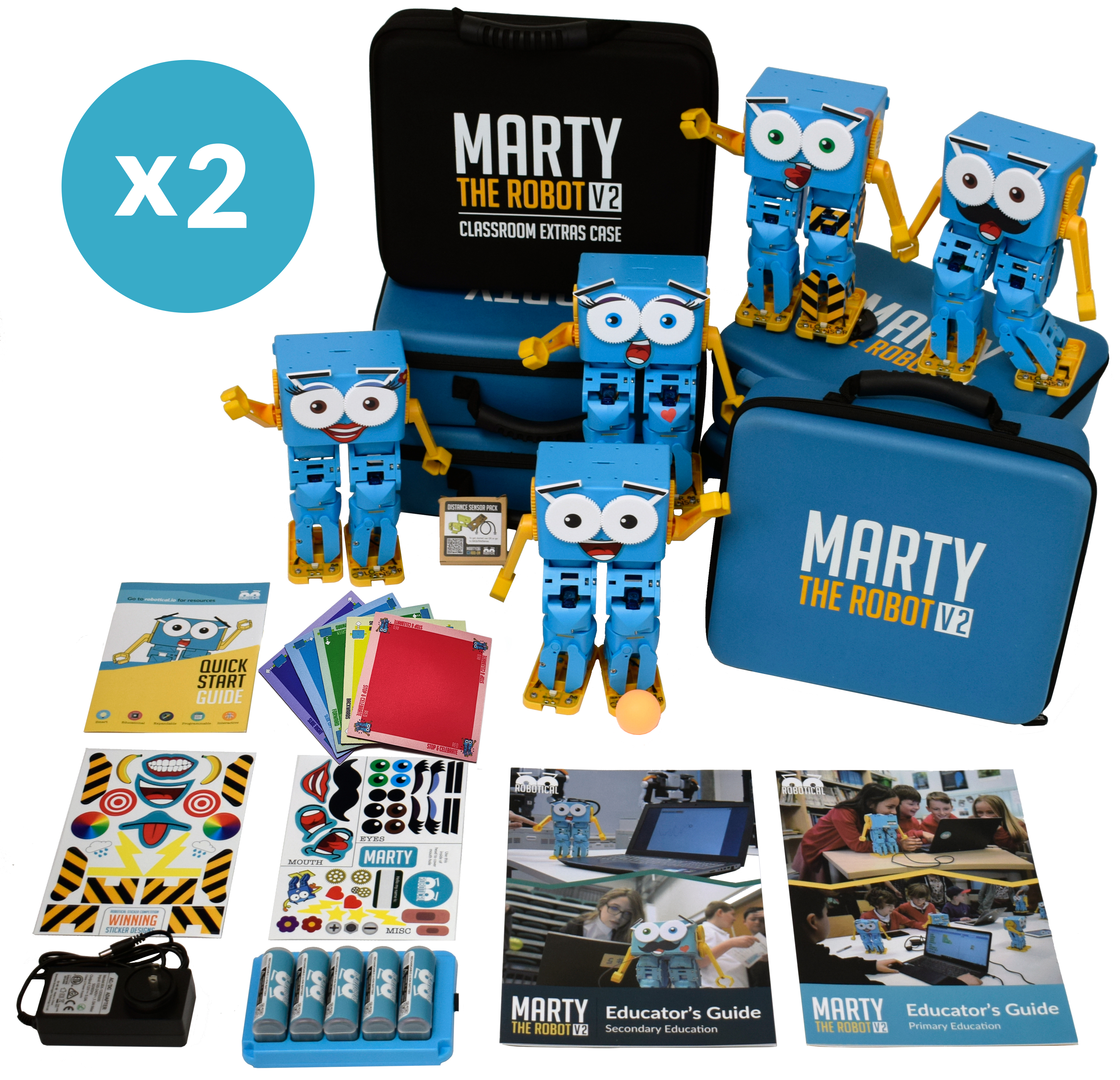 Marty the Robot V2 10 Pack with Extras